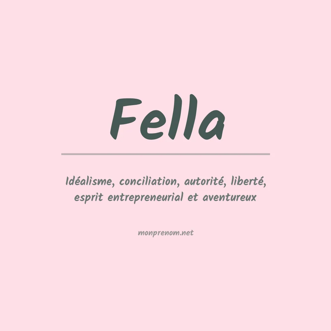 Prénom Fella