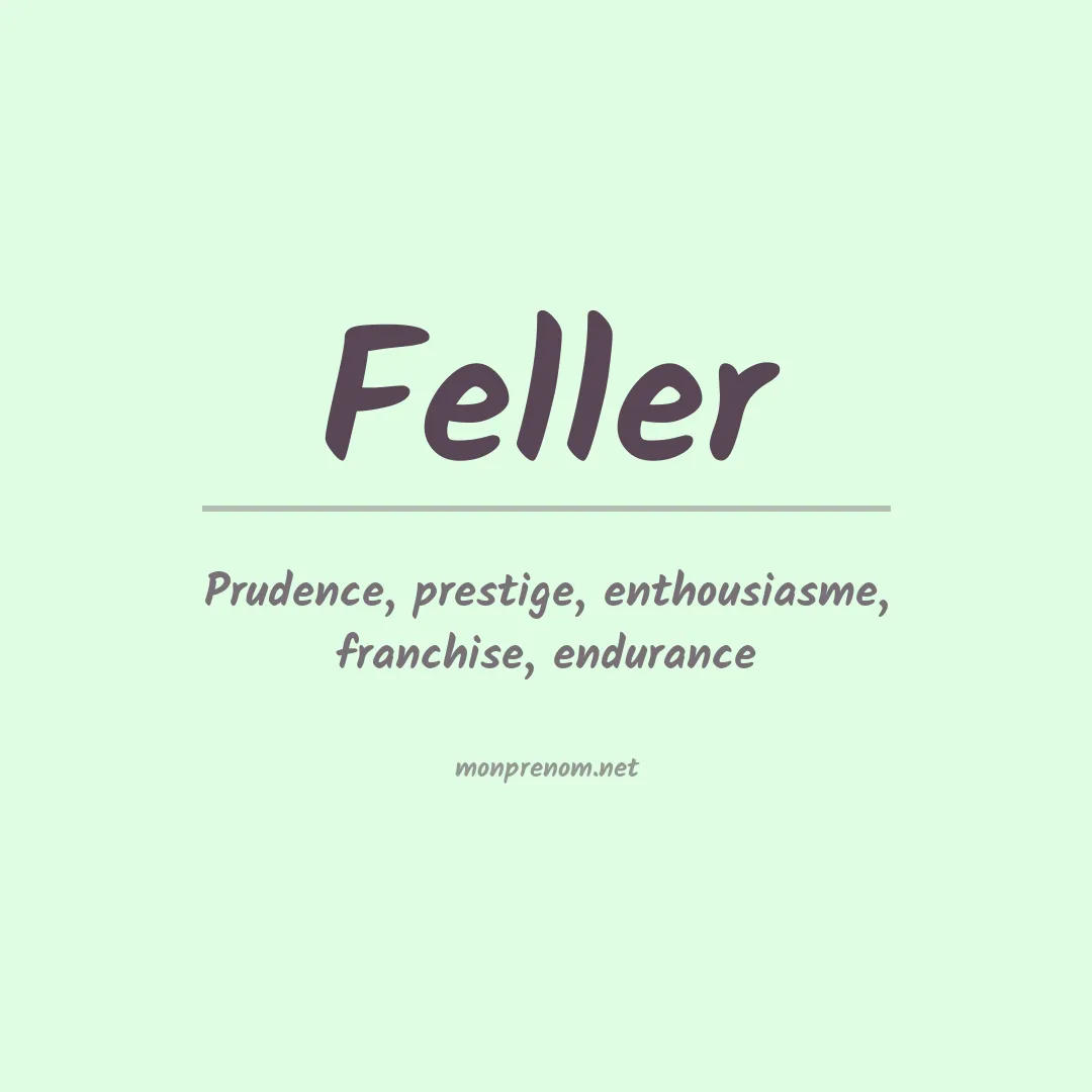 Prénom Feller
