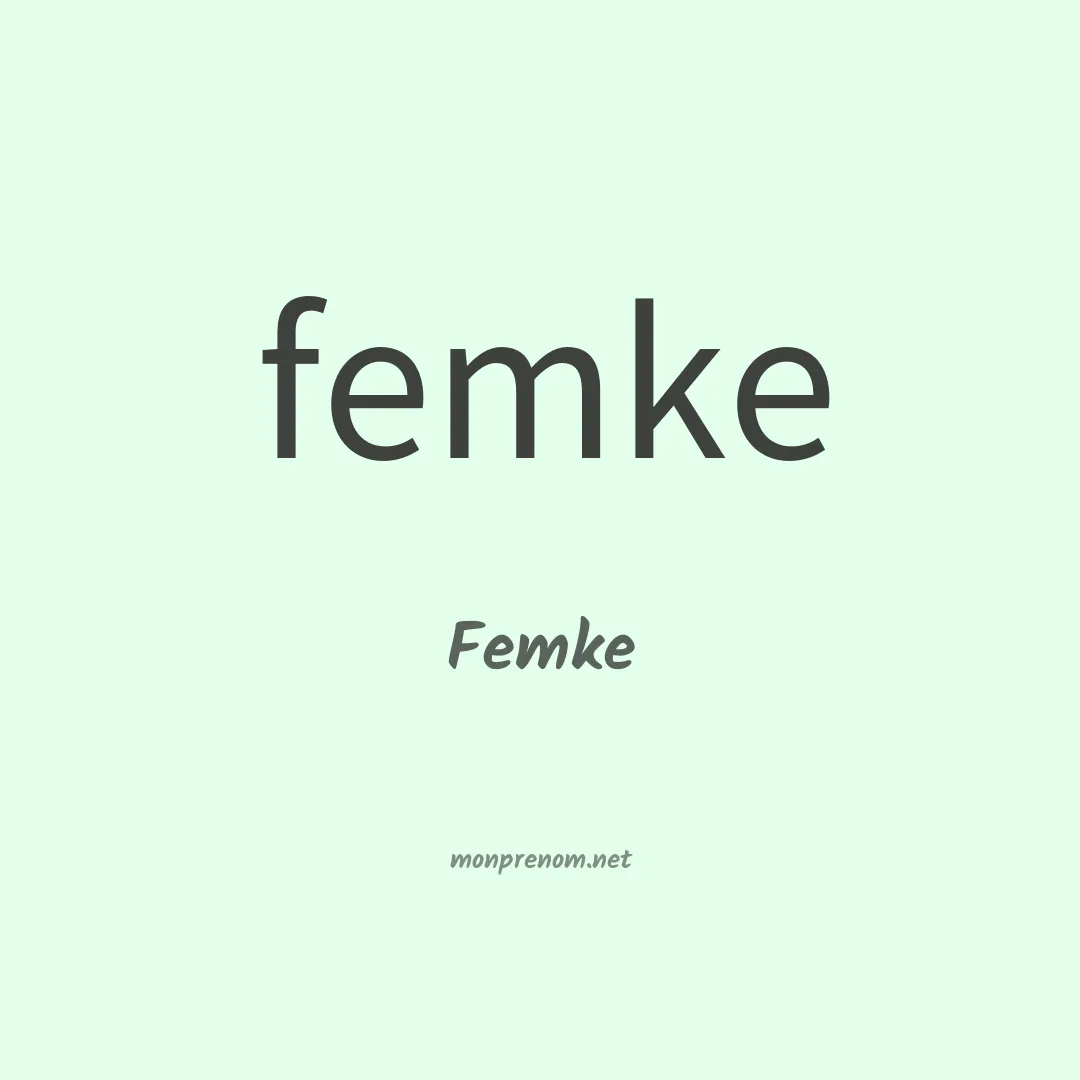 Femke en chinois