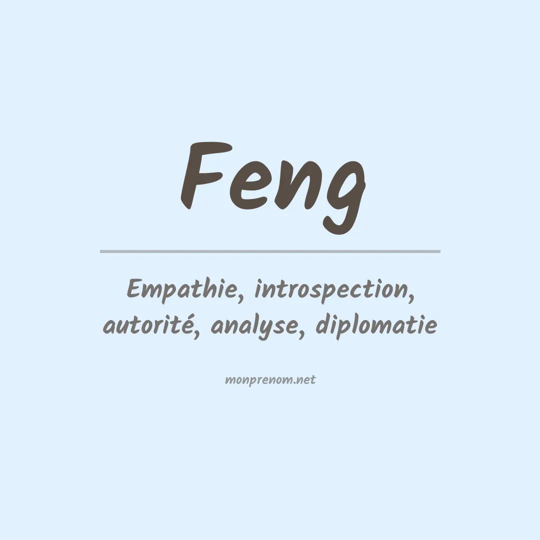 Prénom Feng