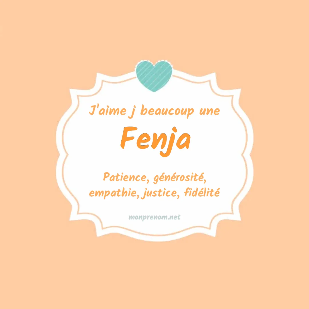 J'aime beaucoup Fenja