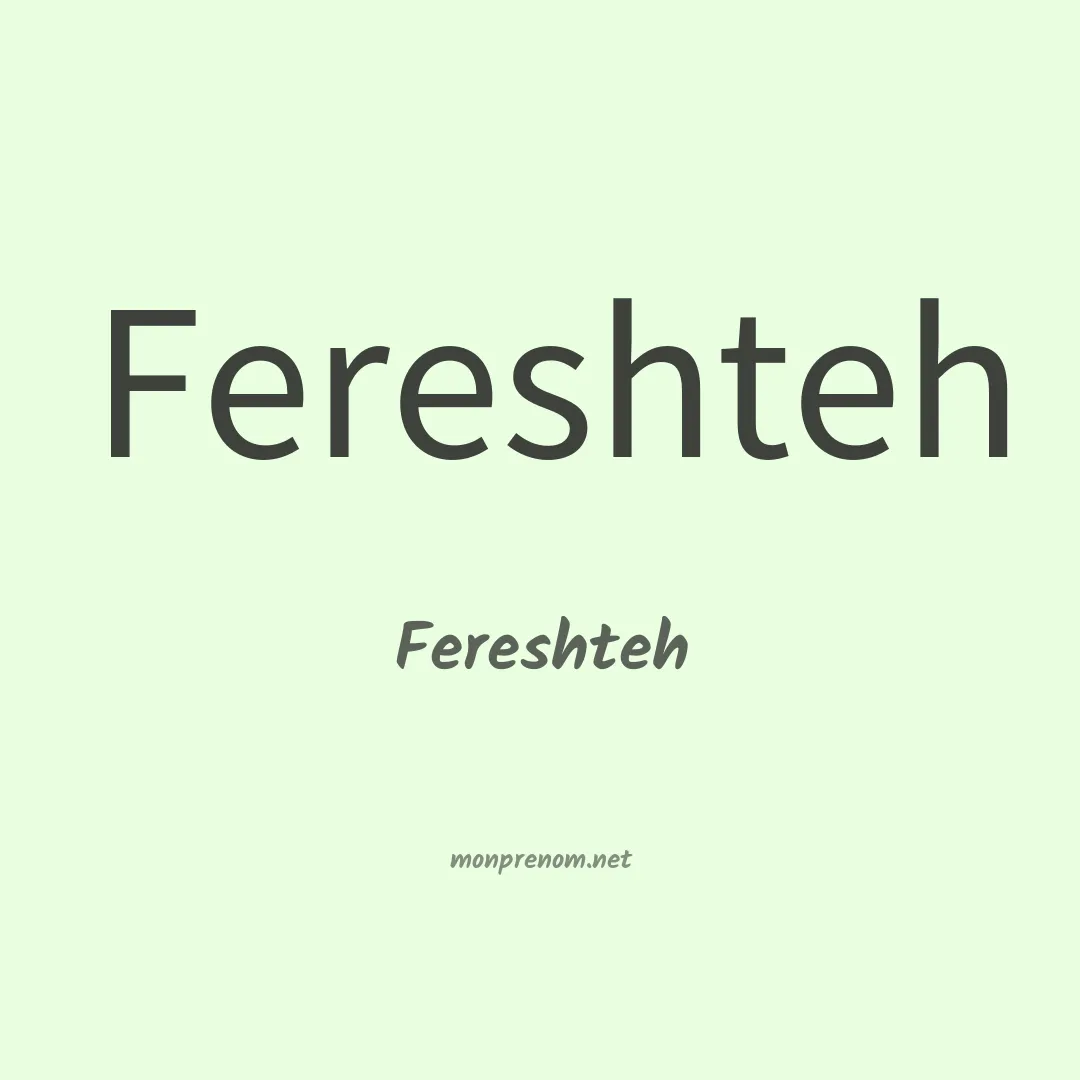 Fereshteh en chinois