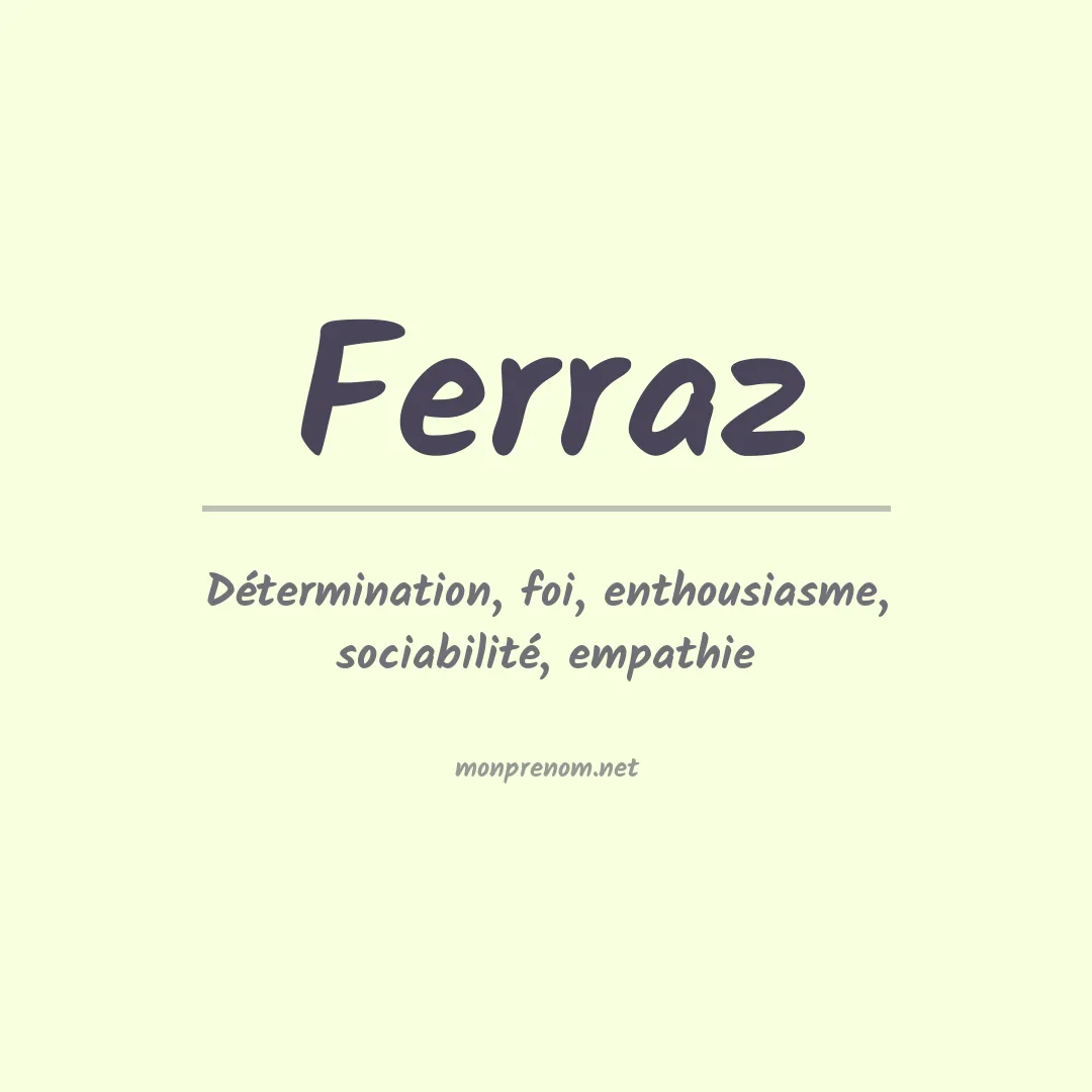 Prénom Ferraz