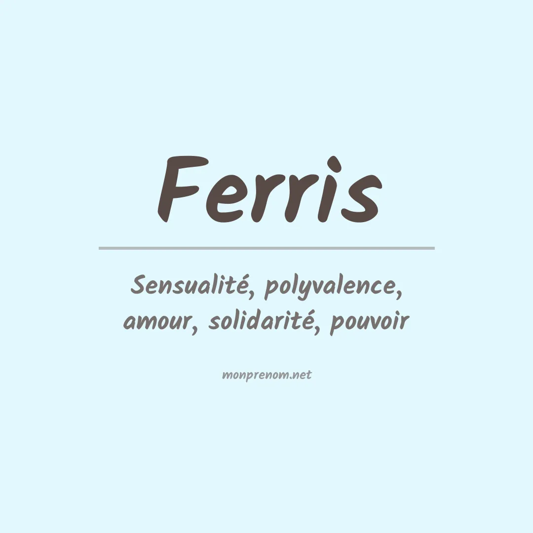 Prénom Ferris