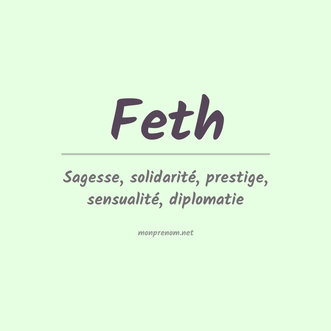 Prénom Feth