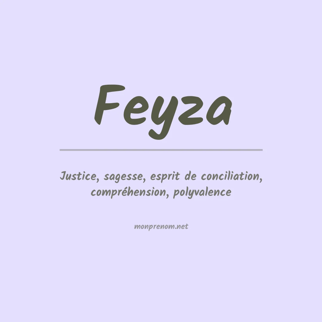 Prénom Feyza