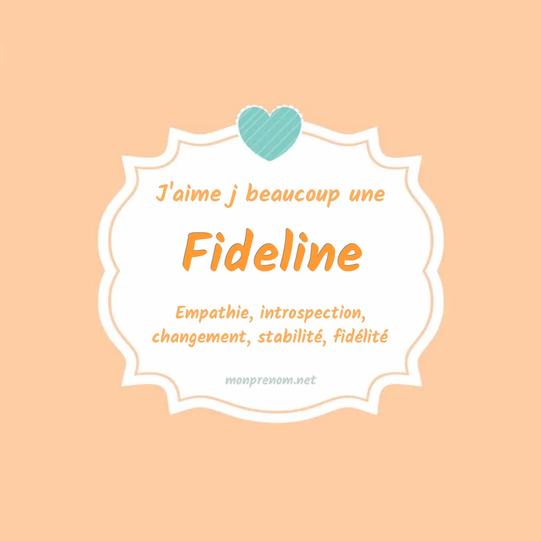 J'aime beaucoup Fideline