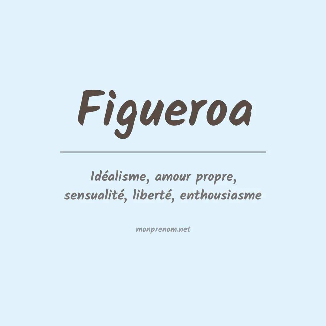 Prénom Figueroa