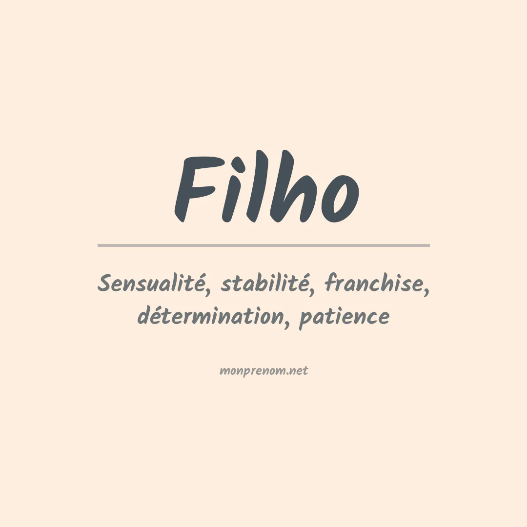 Prénom Filho