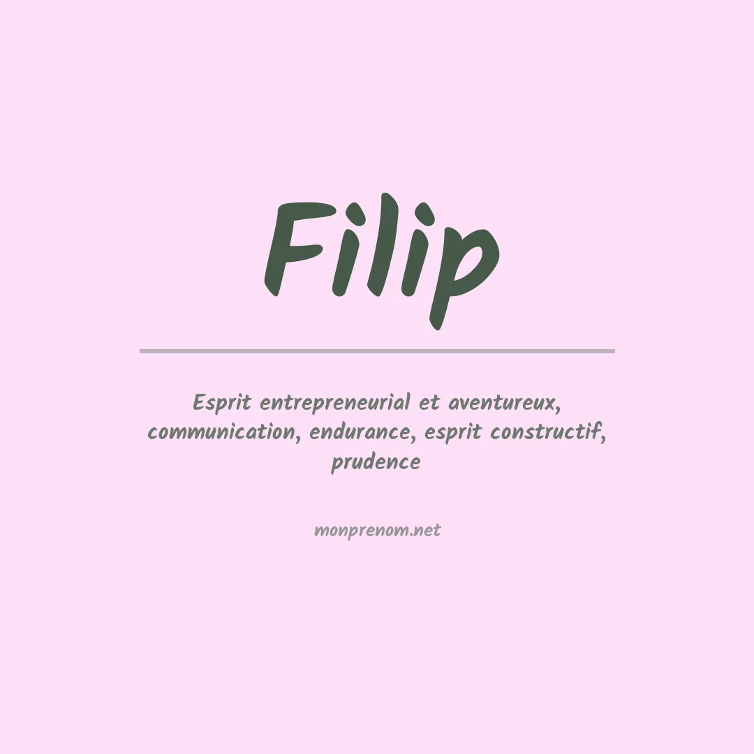 Prénom Filip