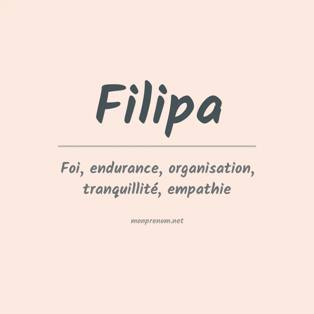 Prénom Filipa