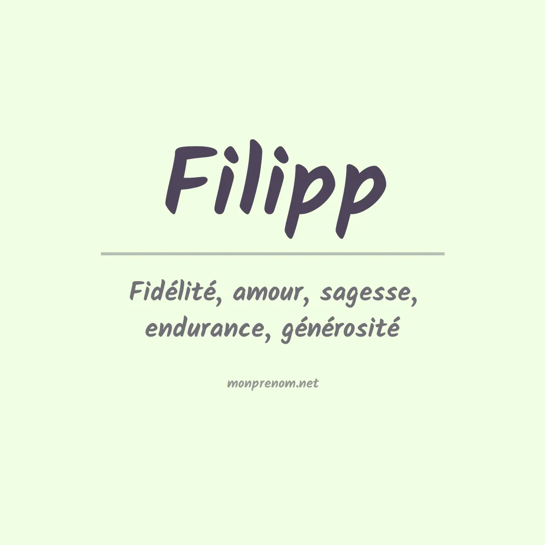 Prénom Filipp