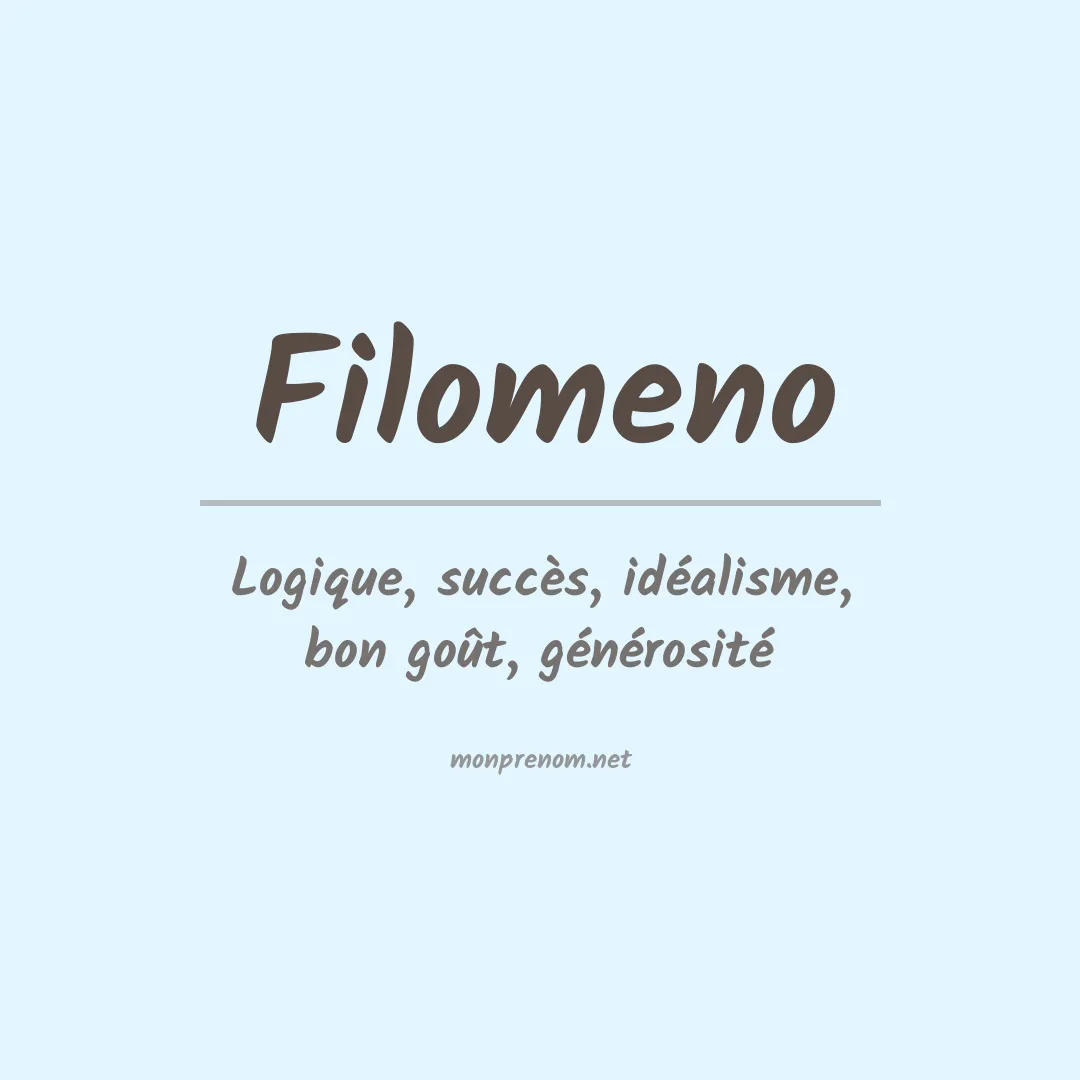 Prénom Filomeno