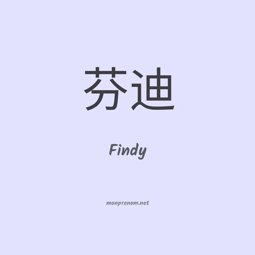 Findy en chinois