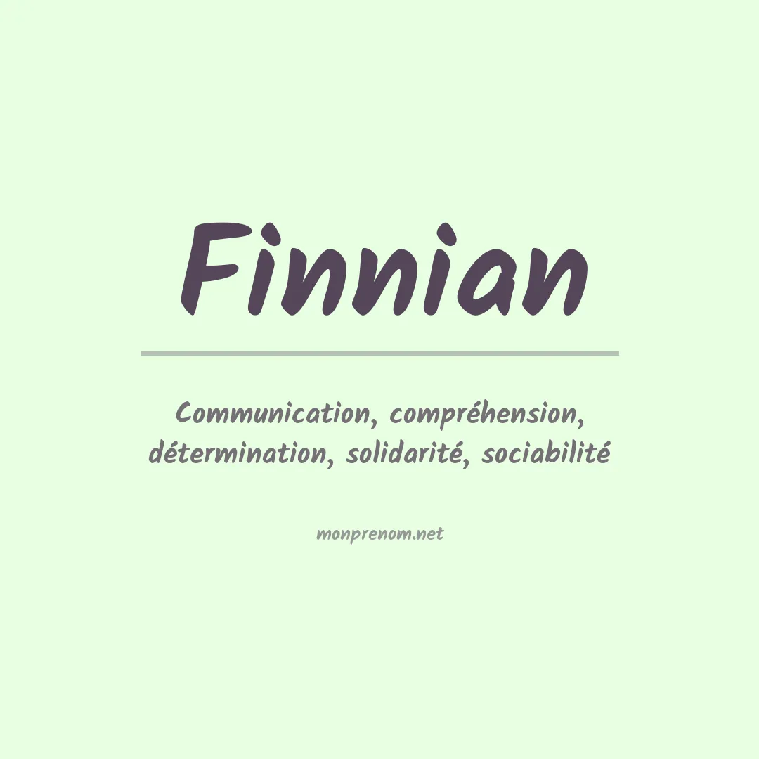 Signification du prénom Finnian