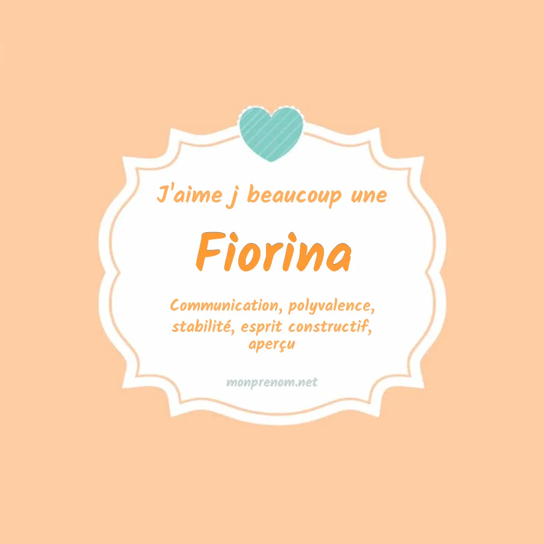 J'aime beaucoup Fiorina