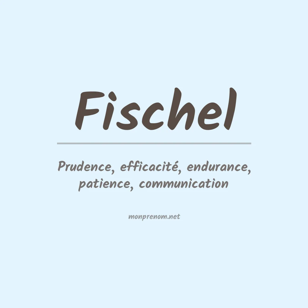 Prénom Fischel