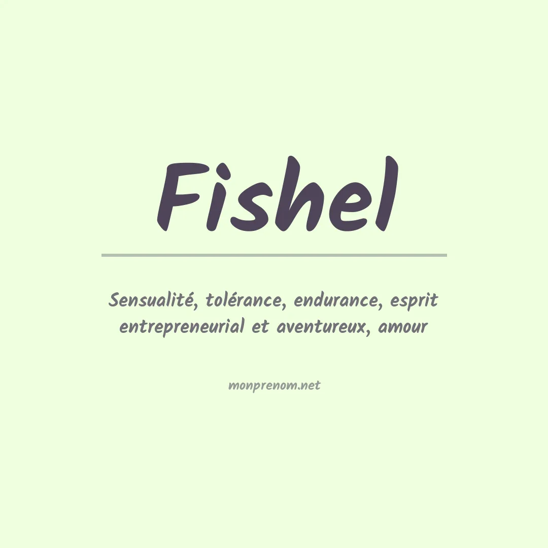 Prénom Fishel