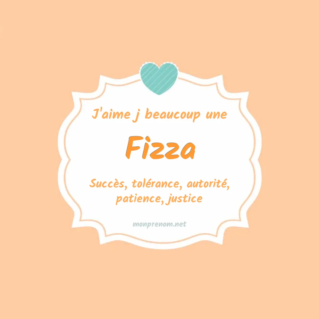 J'aime beaucoup Fizza