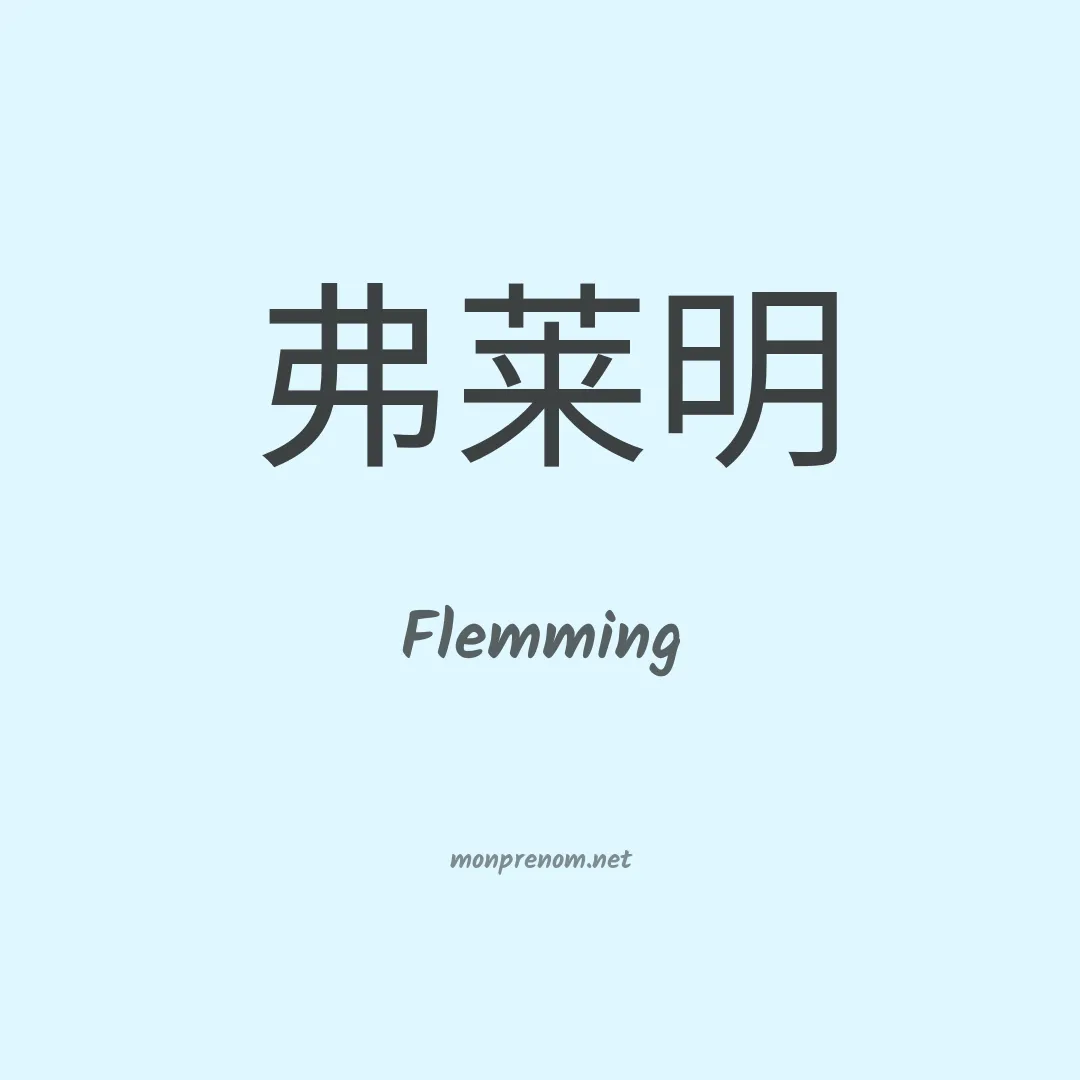 Flemming en chinois