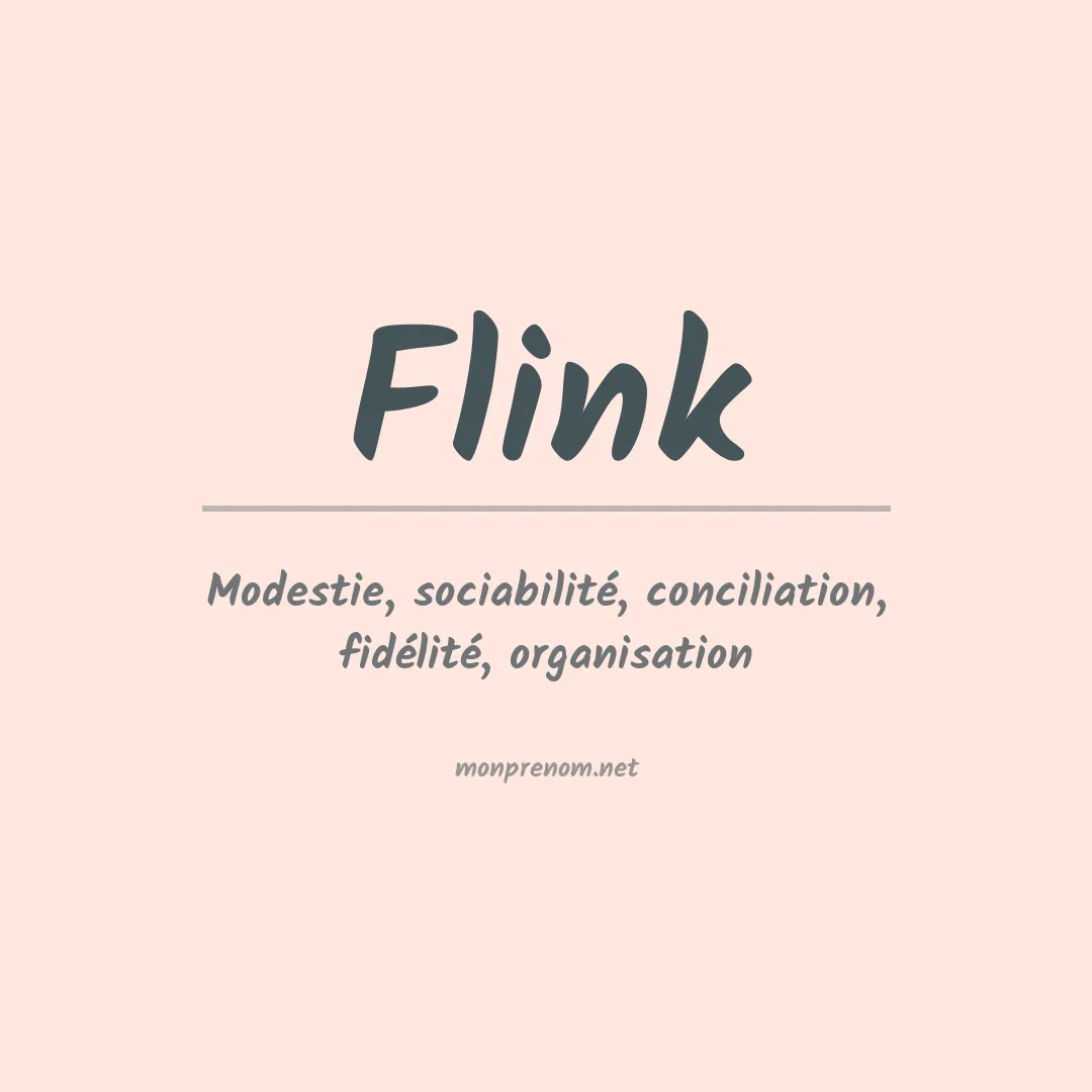 Prénom Flink