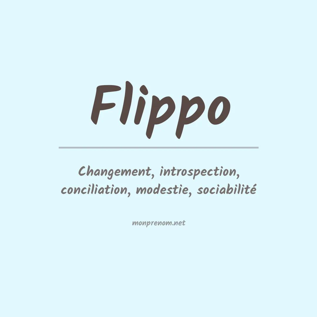Prénom Flippo