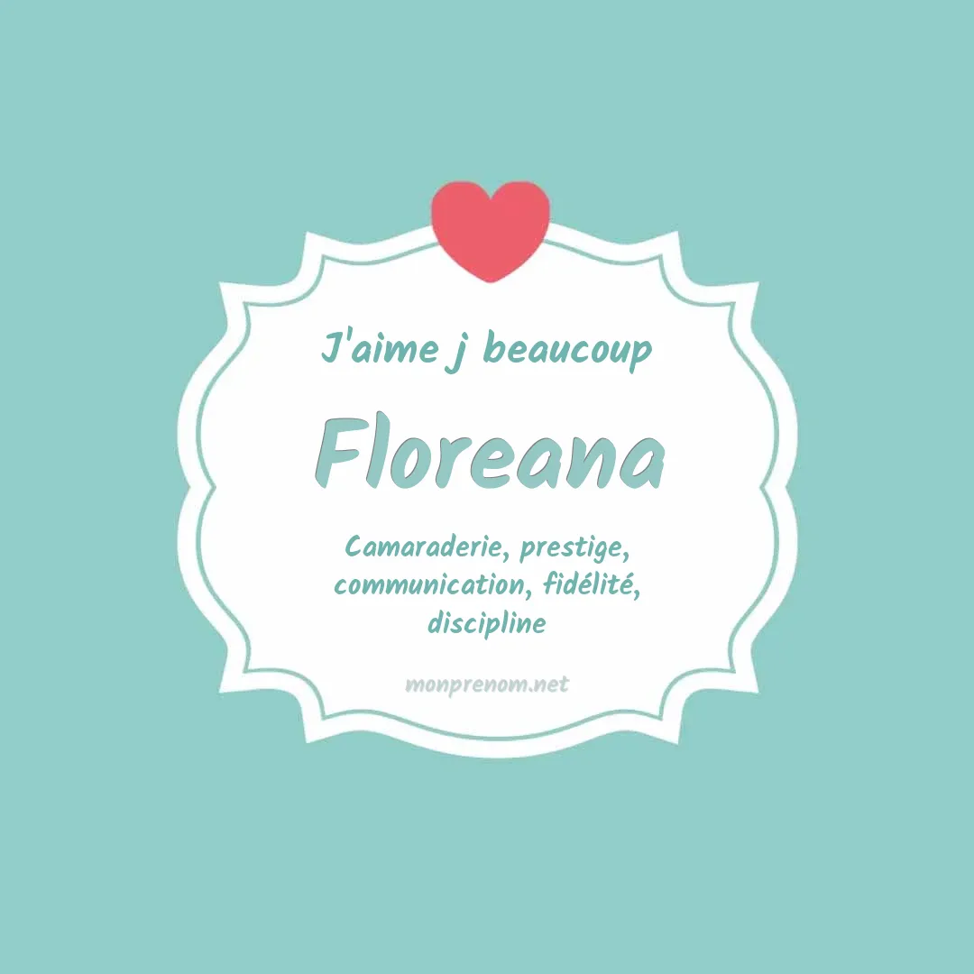 J'aime beaucoup Floreana