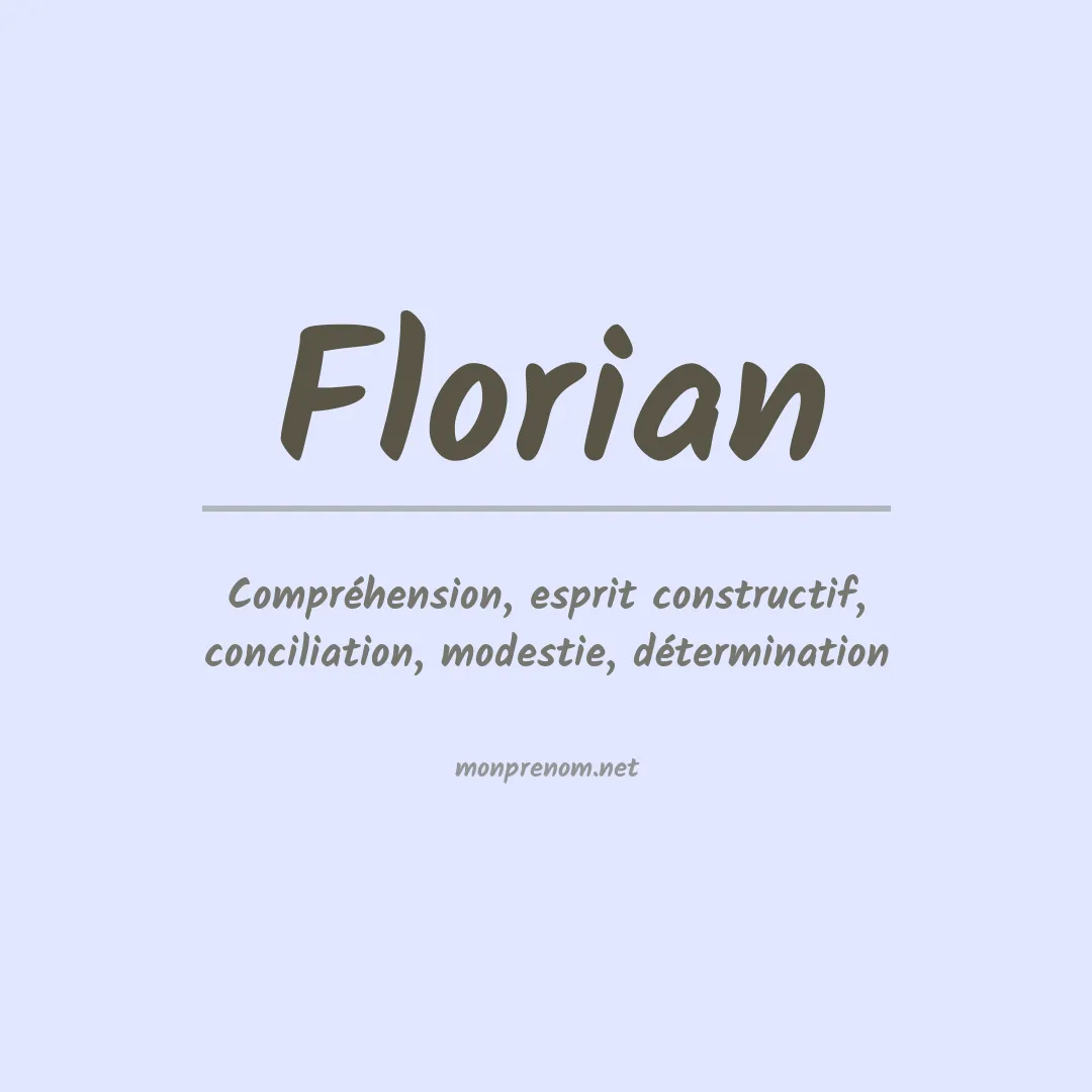 Prénom Florian