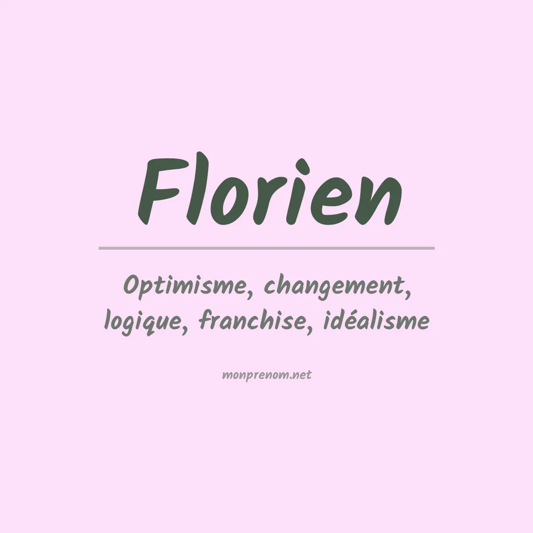 Prénom Florien