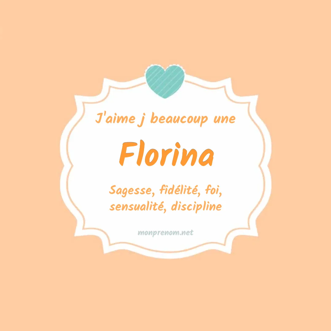 J'aime beaucoup Florina