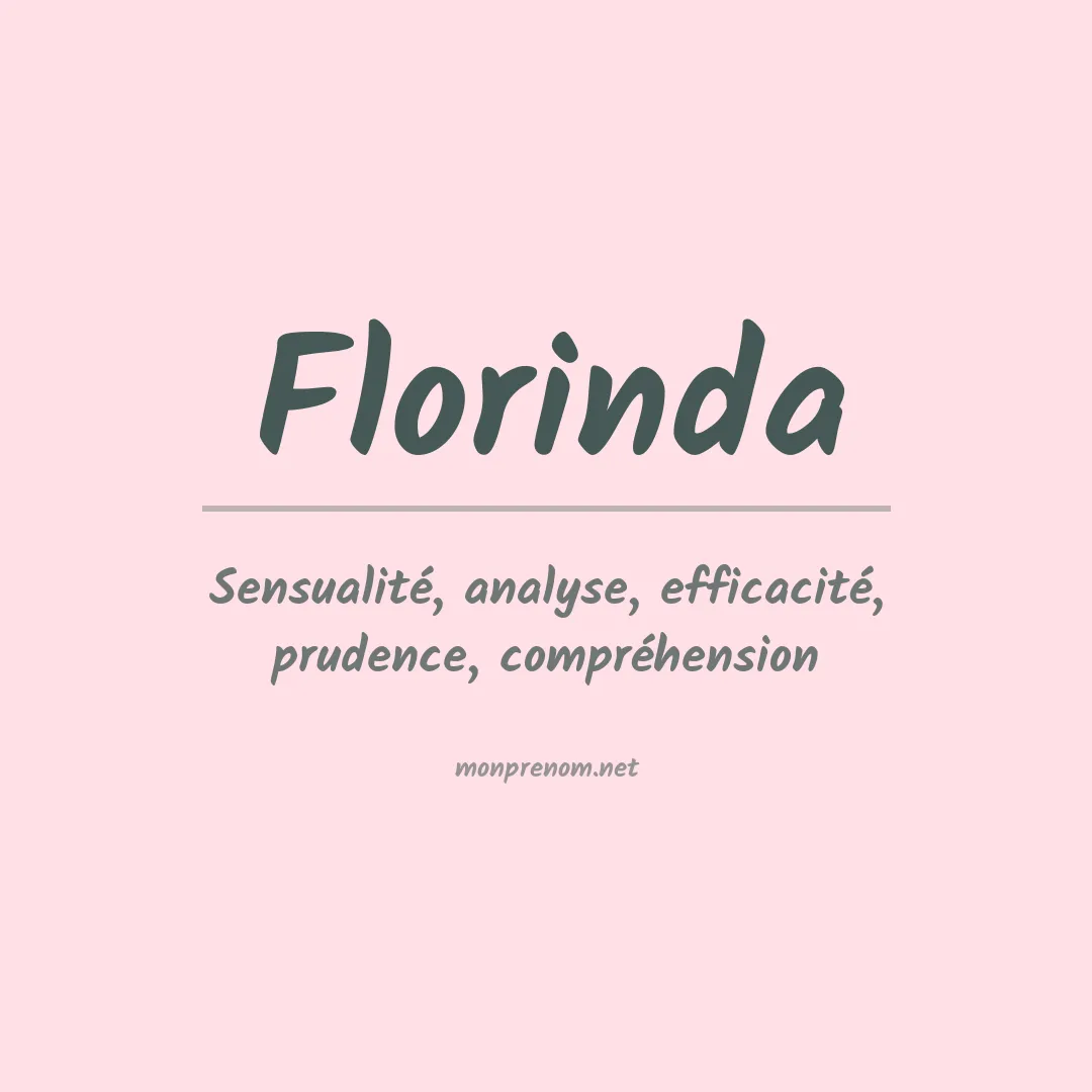 Prénom Florinda