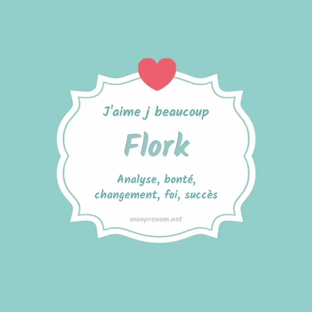J'aime beaucoup Flork