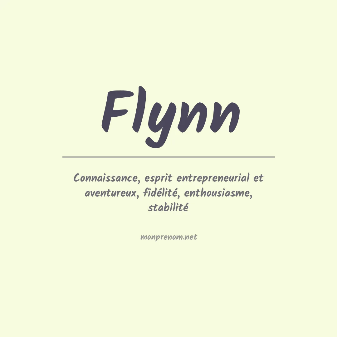 Prénom Flynn