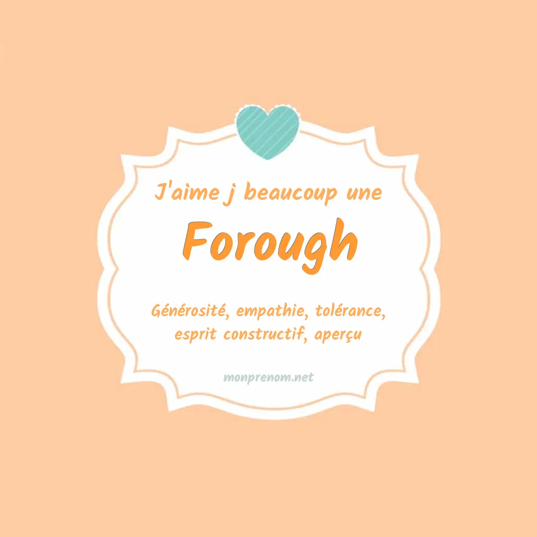 J'aime beaucoup Forough