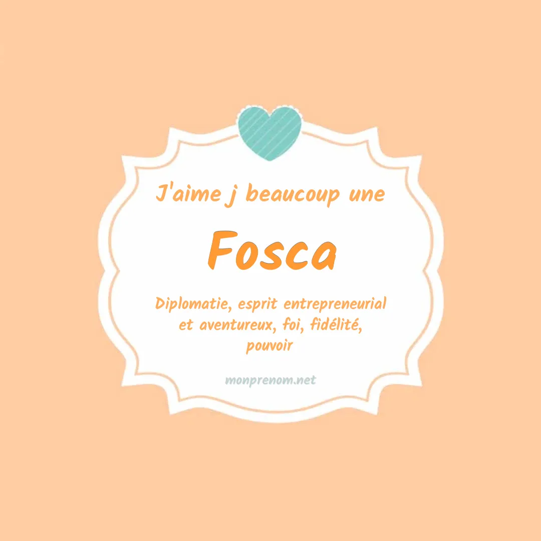 J'aime beaucoup Fosca