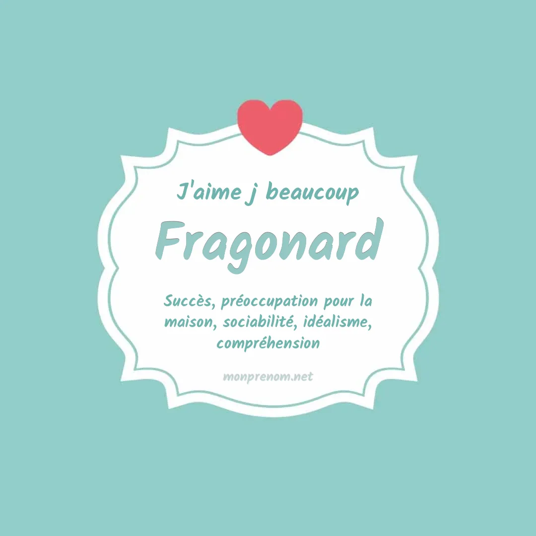 J'aime beaucoup Fragonard