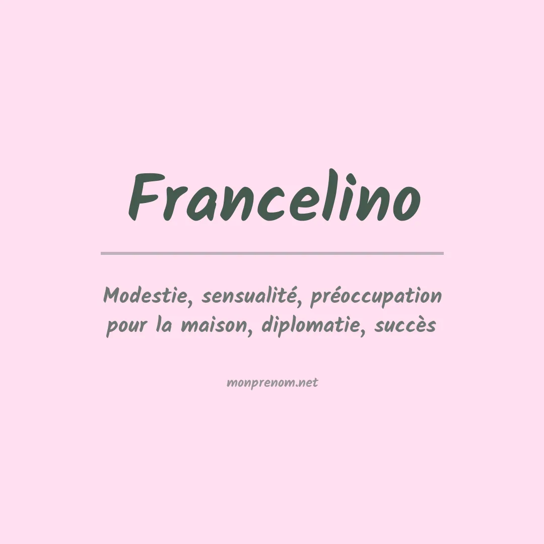Prénom Francelino