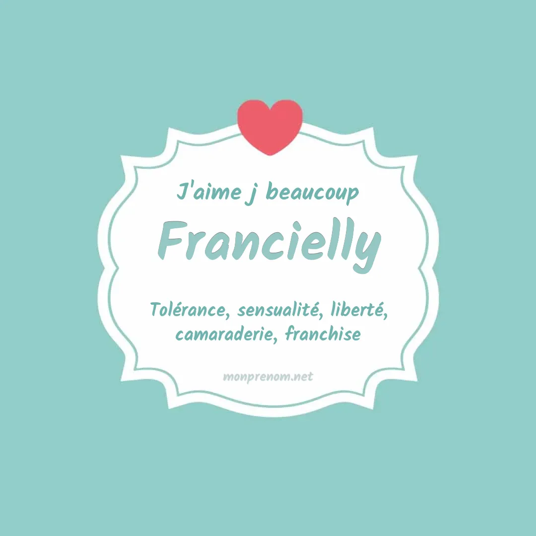 J'aime beaucoup Francielly