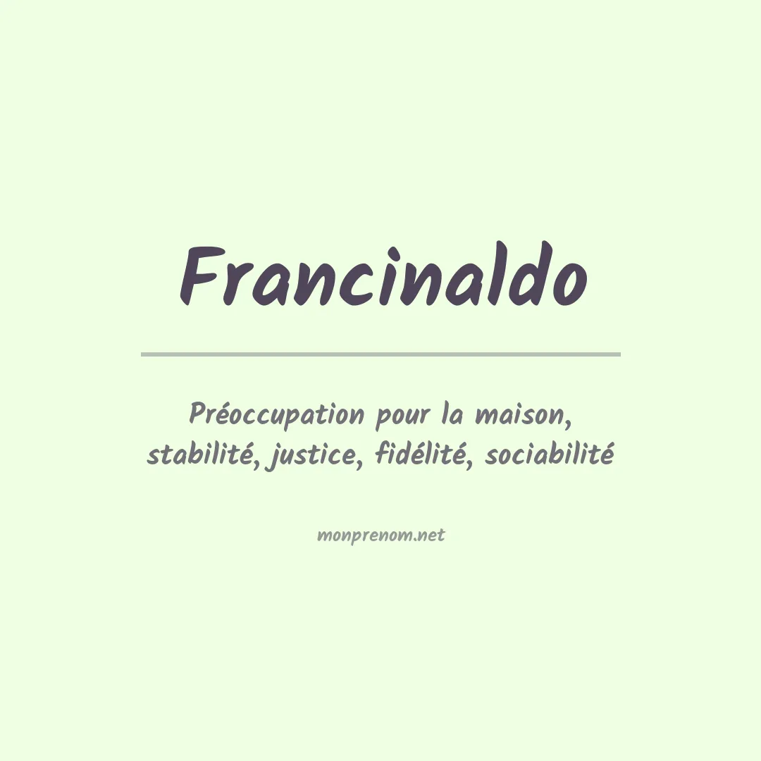 Prénom Francinaldo