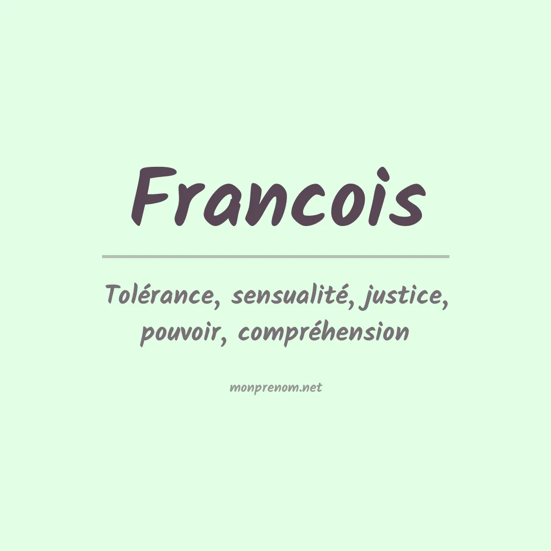 Prénom Francois