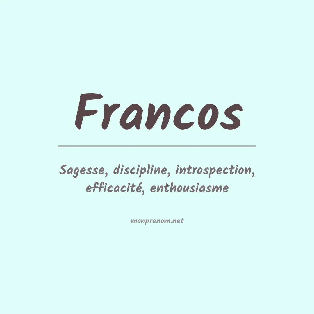 Prénom Francos