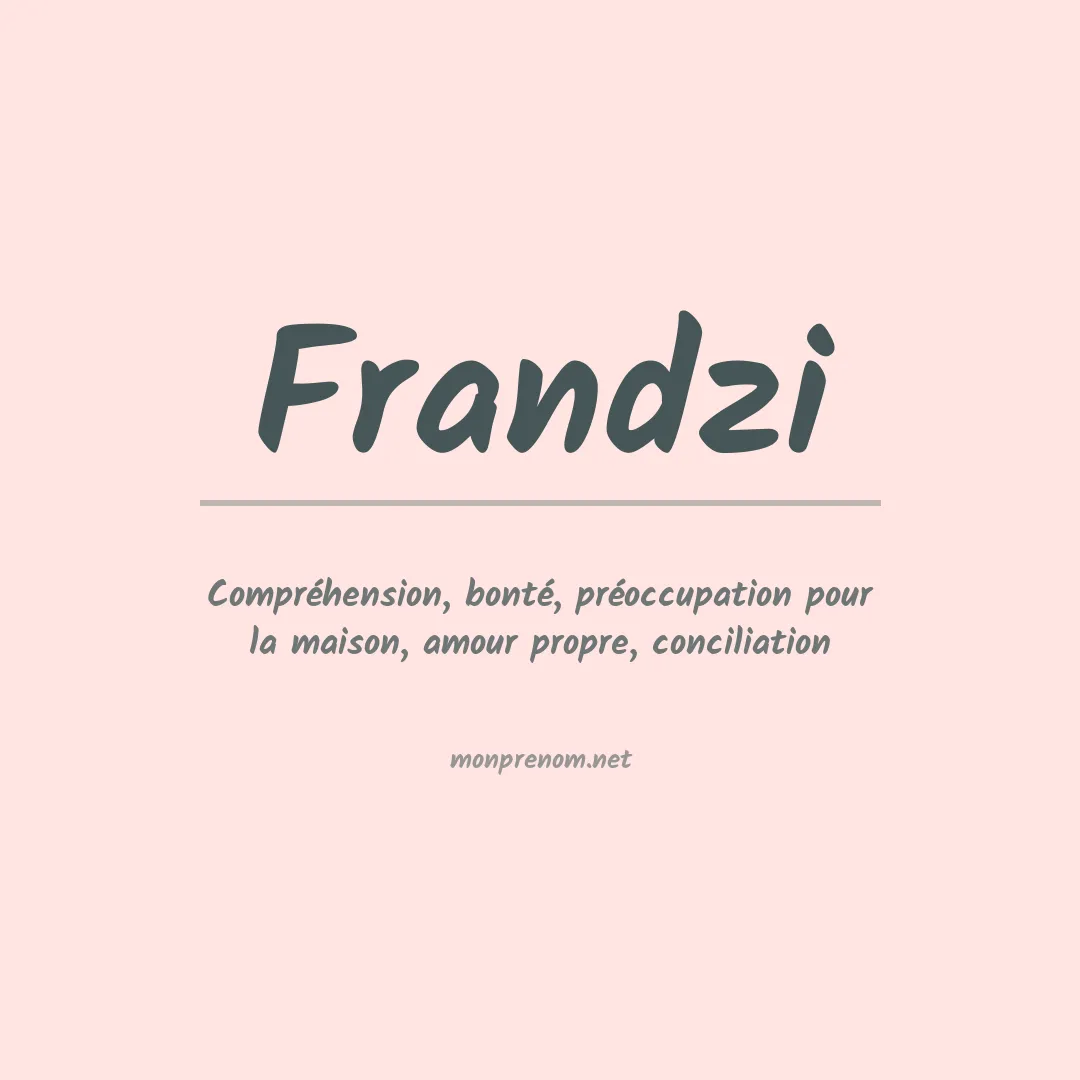 Prénom Frandzi