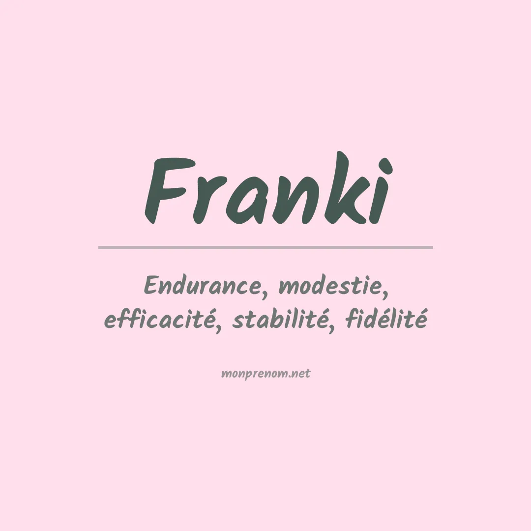 Prénom Franki