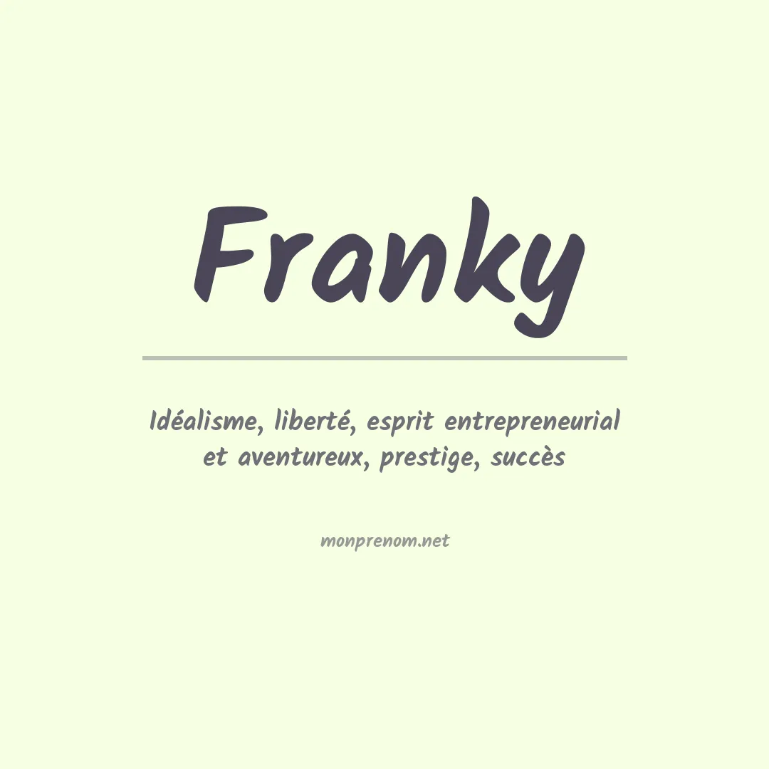 Prénom Franky