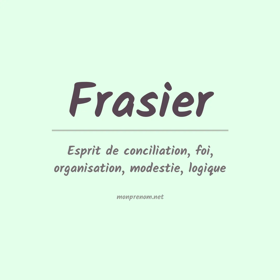 Prénom Frasier