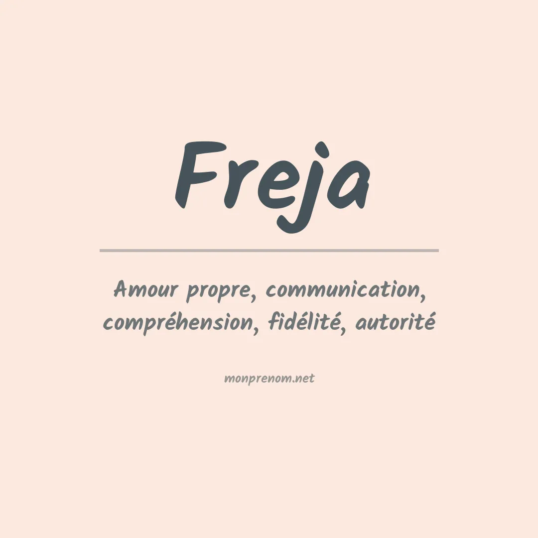 Prénom Freja