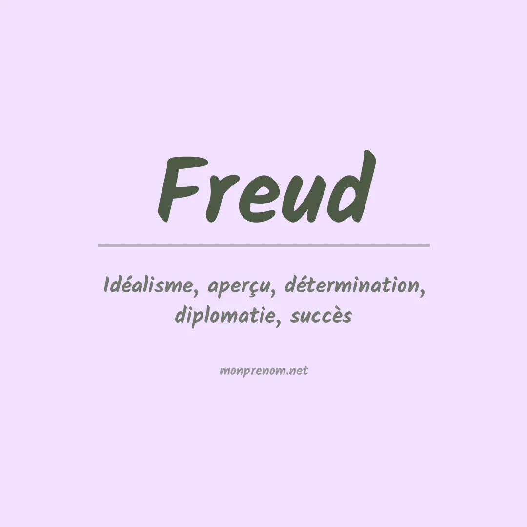 Prénom Freud