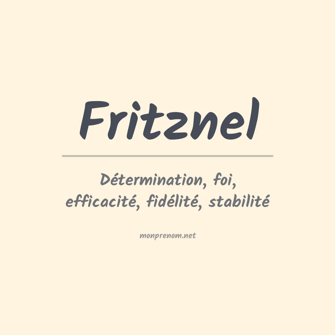 Prénom Fritznel