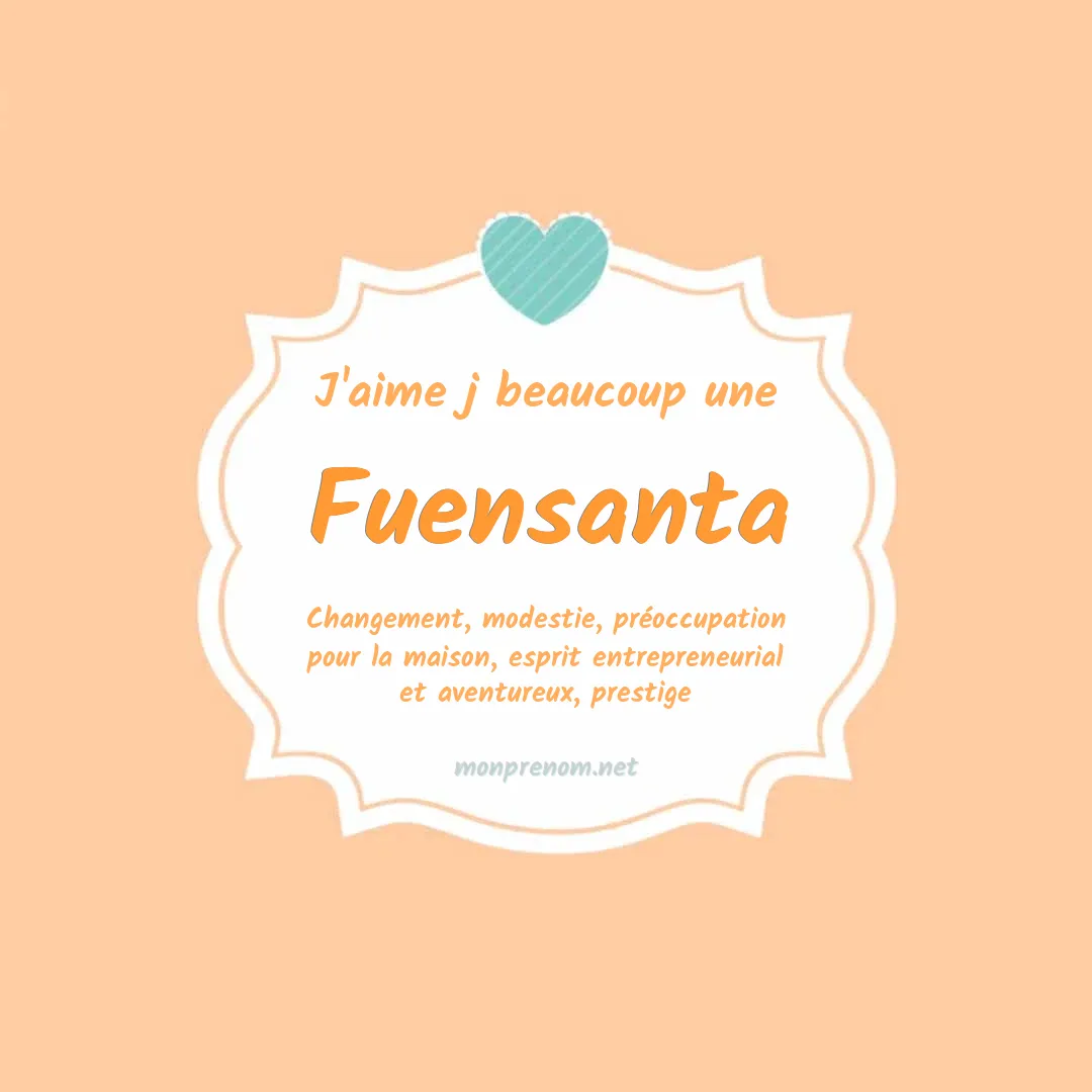 J'aime beaucoup Fuensanta