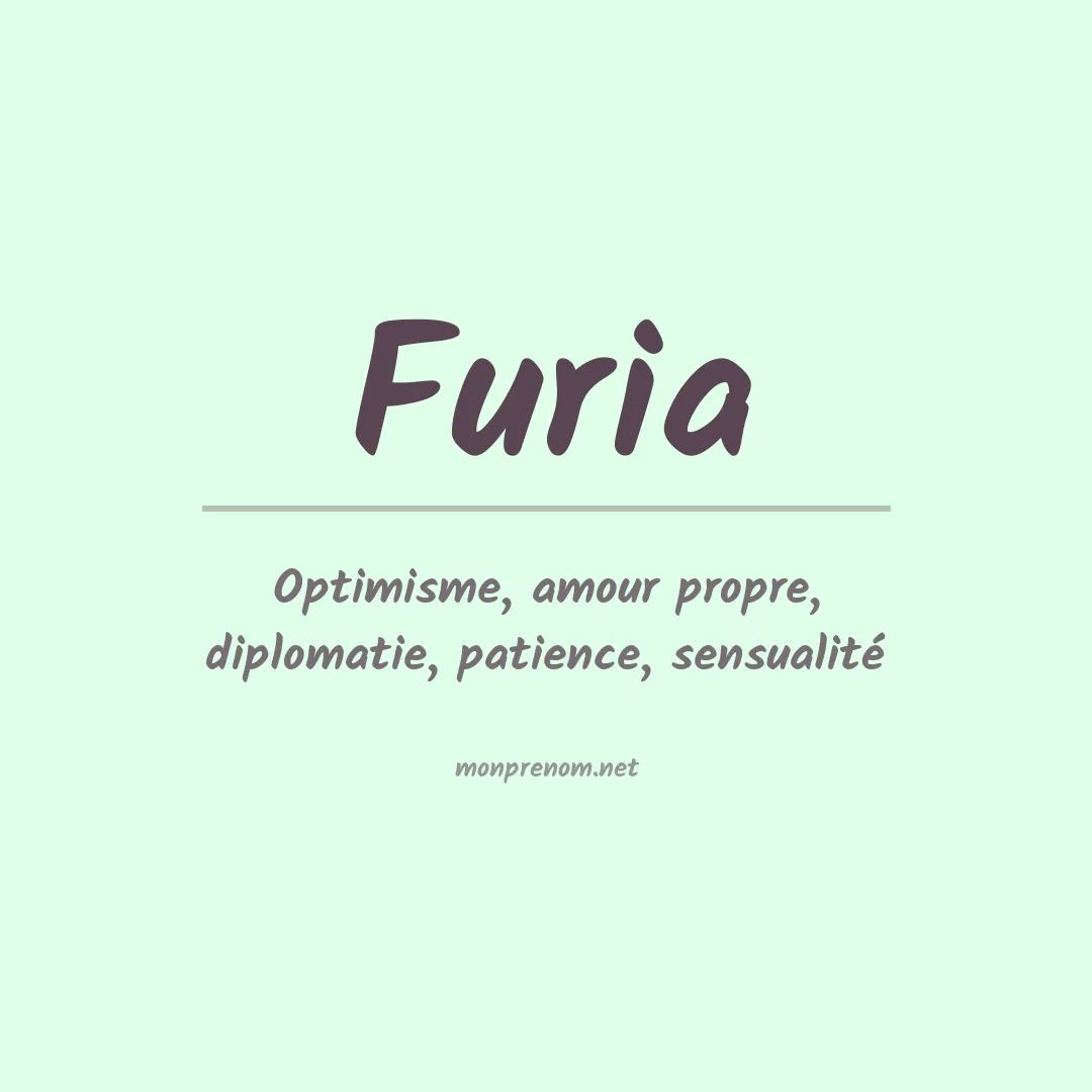 Prénom Furia